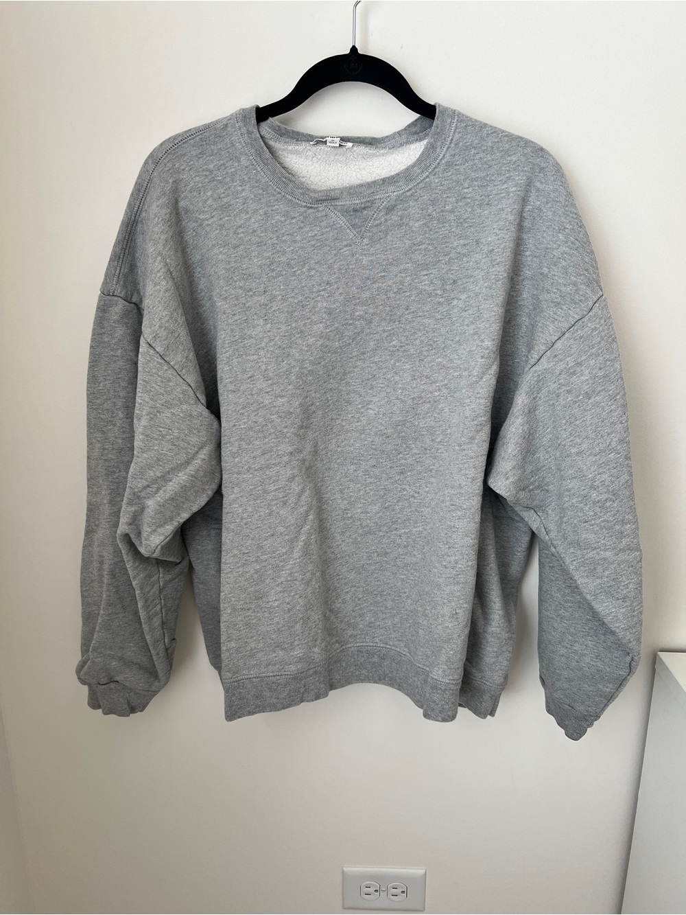 Reformation Oversized Gray sweatshirt size M 100% Cotton